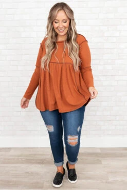 How The Story Goes Top, Cinnamon -Chic Soul Store HowTheStoryGoesTop Cinnamon 8594