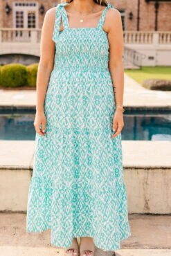 I Can't Wait Dress, Aqua 14 I Can't Wait Dress, Aqua -Chic Soul Store ICan tWaitDress Aqua 2