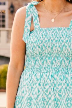 I Can't Wait Dress, Aqua 13 I Can't Wait Dress, Aqua -Chic Soul Store ICan tWaitDress Aqua 3