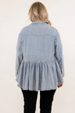 I Don't Want To Be Top, Denim -Chic Soul Store IDon tWantToBeTop Denim 2473