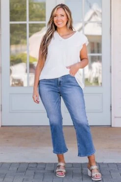 I Dream Of Denim Jeans, Medium Wash -Chic Soul Store IDreamOfDenimJeans MediumWash 6