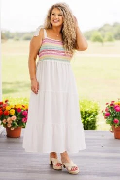 I Just Know Midi Dress, White -Chic Soul Store IJustKnowMidiDress White 6