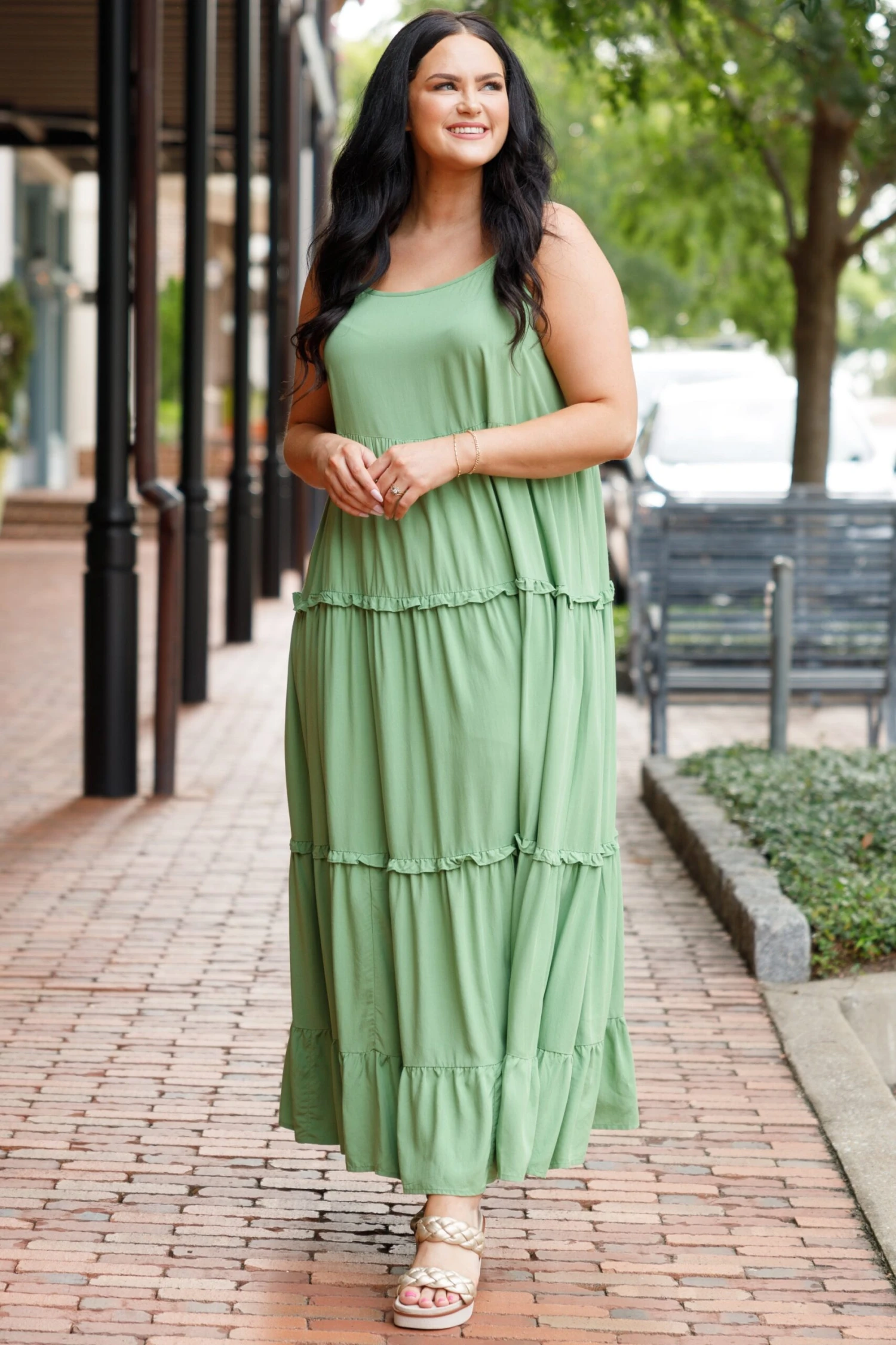 I Know You Like To Play Dress, Sage 6 I Know You Like To Play Dress, Sage - Image 4