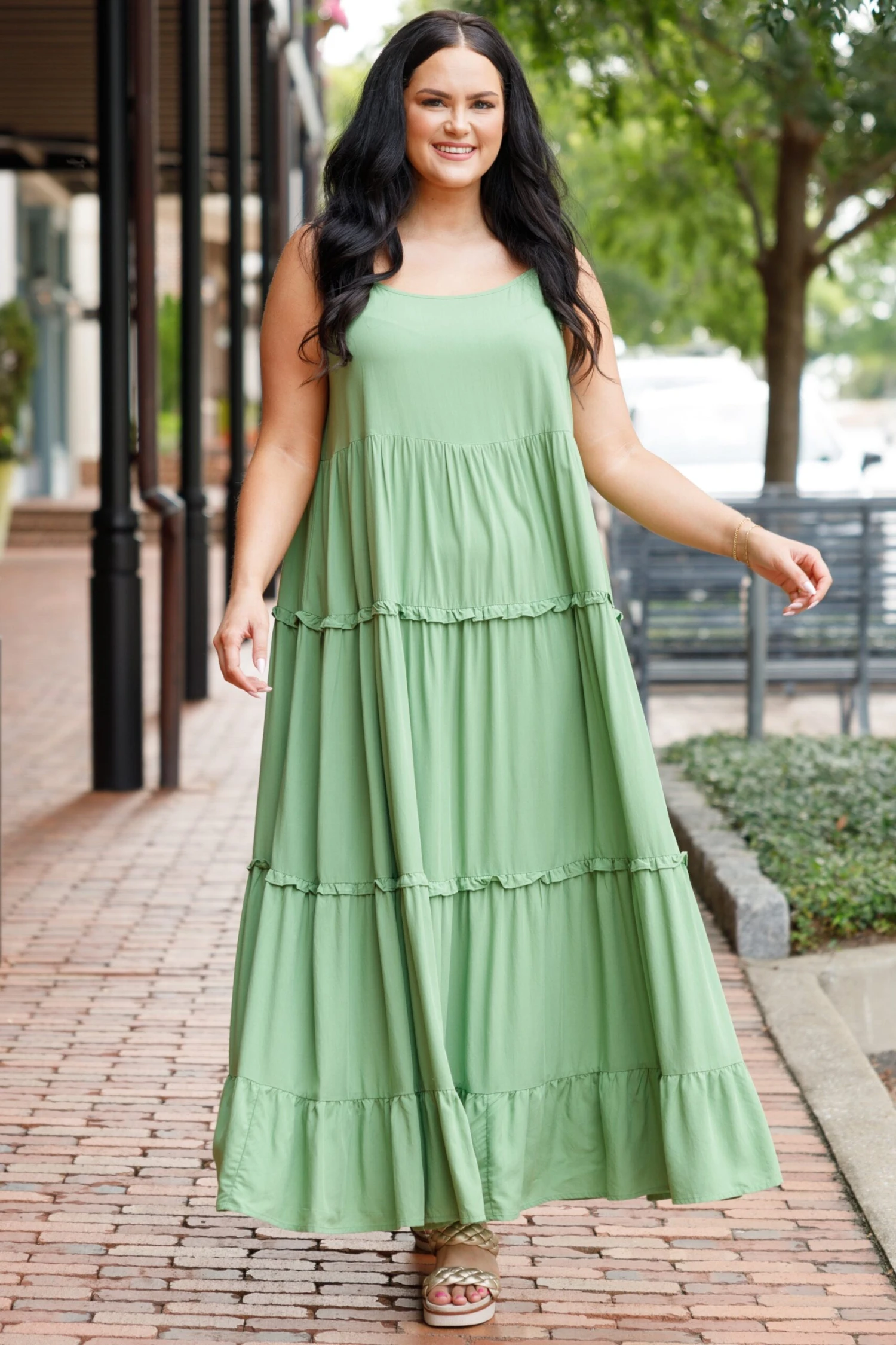 I Know You Like To Play Dress, Sage 4 I Know You Like To Play Dress, Sage - Image 2