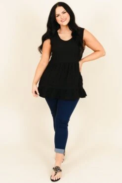 I Know You Now Babydoll Tank, Black -Chic Soul Store IKnowYouNowBabydollTank Black 5