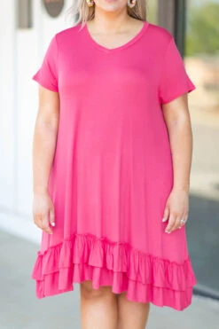 Modern Treasure Dress, Coral -Chic Soul Store IMG 3128 Edit