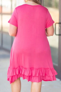 Modern Treasure Dress, Coral -Chic Soul Store IMG 3129 Edit