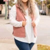 I Want To Break Free Vest, Soft Clay -Chic Soul Store IWantToBreakFreeVest SoftClay 4387