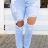 I'll Give My Review Jeans, Light Wash 1 I'll Give My Review Jeans, Light Wash -Chic Soul Store I llGiveMyReviewJeans LightWash