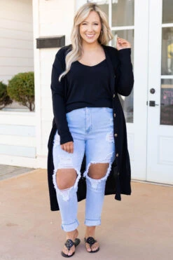 I'll Give My Review Jeans, Light Wash -Chic Soul Store I llGiveMyReviewJeans LightWash 2300