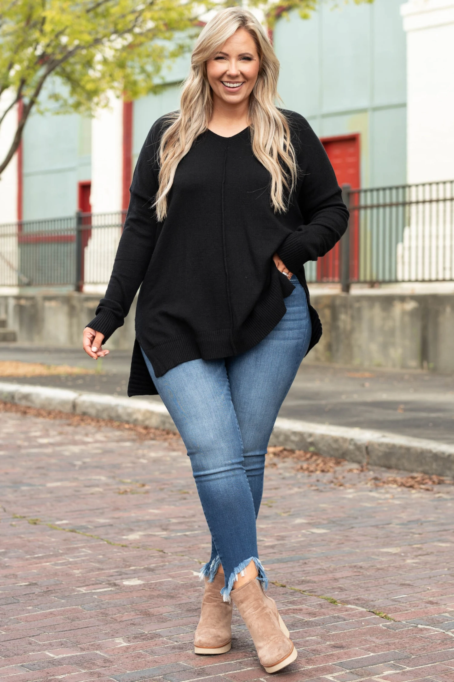 I'm Better Now Sweater, Black 4 I'm Better Now Sweater, Black - Image 2