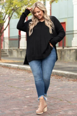 I'm Better Now Sweater, Black 10 I'm Better Now Sweater, Black -Chic Soul Store I mBetterNowSweater Black 1004