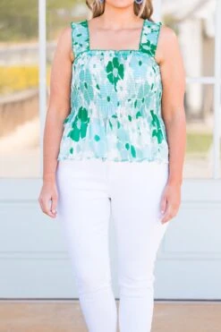 I'm In Mallorca Top, Green -Chic Soul Store I mInMallorcaTop Green 2