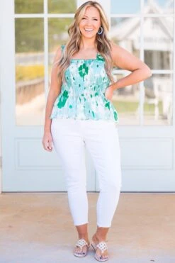 I'm In Mallorca Top, Green -Chic Soul Store I mInMallorcaTop Green 5