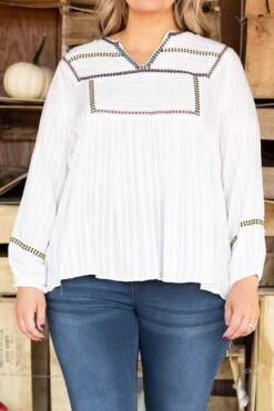 I'm Seeing Fireflies Top, Off-White -Chic Soul Store I mSeeingFirefliesTop Off White 6965