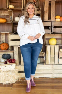 I'm Seeing Fireflies Top, Off-White -Chic Soul Store I mSeeingFirefliesTop Off White 6969