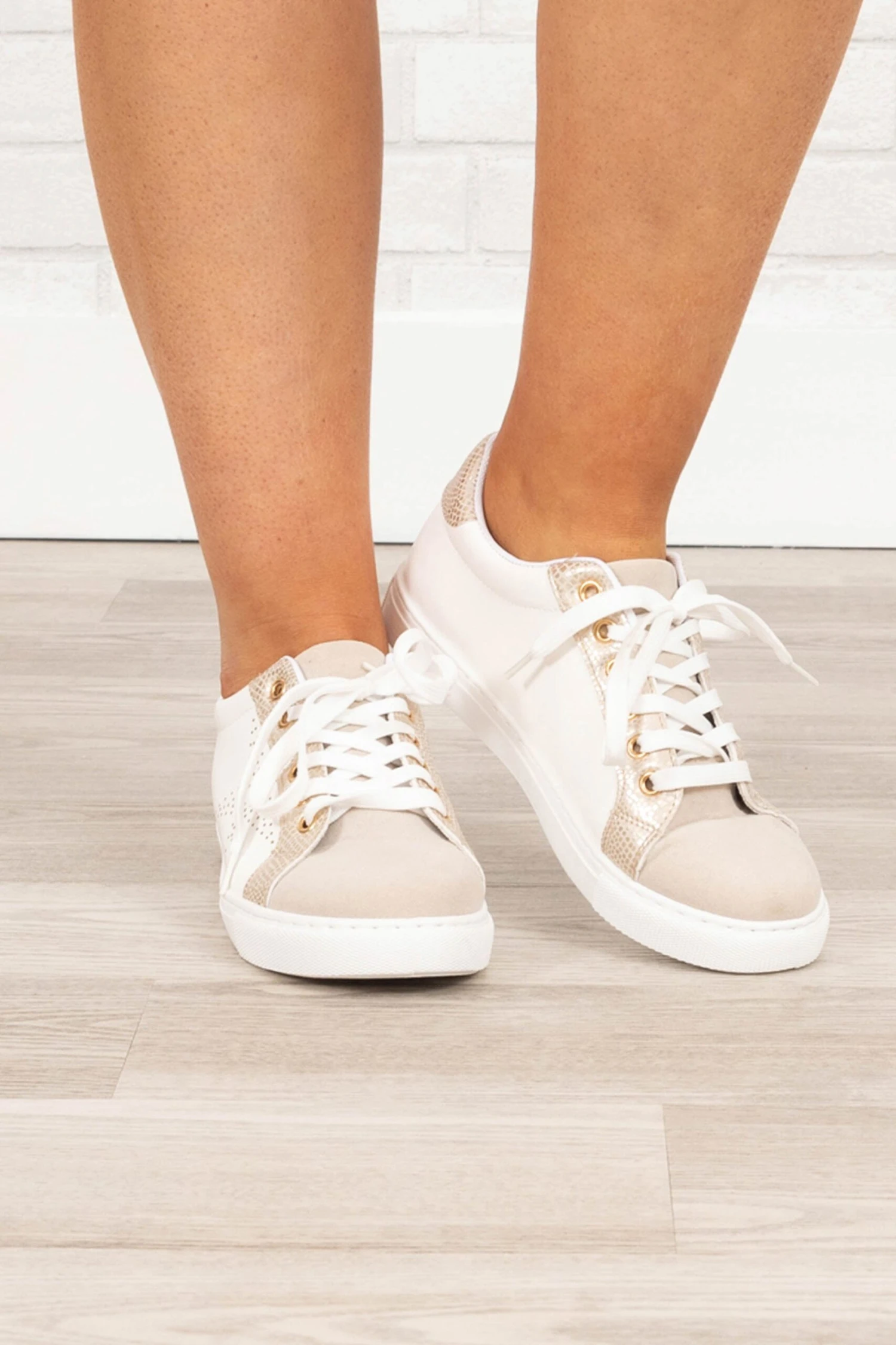 I'm Steppin' Out Sneakers, Gold 3 I'm Steppin' Out Sneakers, Gold