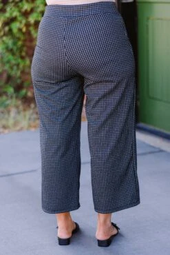 I'm Still Standing Pants, Black-White -Chic Soul Store I mStillStandingCroppedLeggings Black White