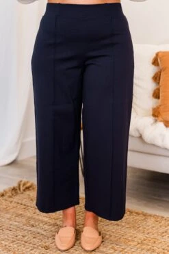 I'm Still Standing Pants, Navy Blue -Chic Soul Store I mStillStandingPants NavyBlue 4