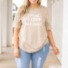 Iced Coffee Please Tee, Tan -Chic Soul Store IcedCoffeePleaseTee Tan 7336