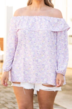 If It's Meant To Be Top, Lilac -Chic Soul Store IfIt sMeantToBeTop Lilac 8979