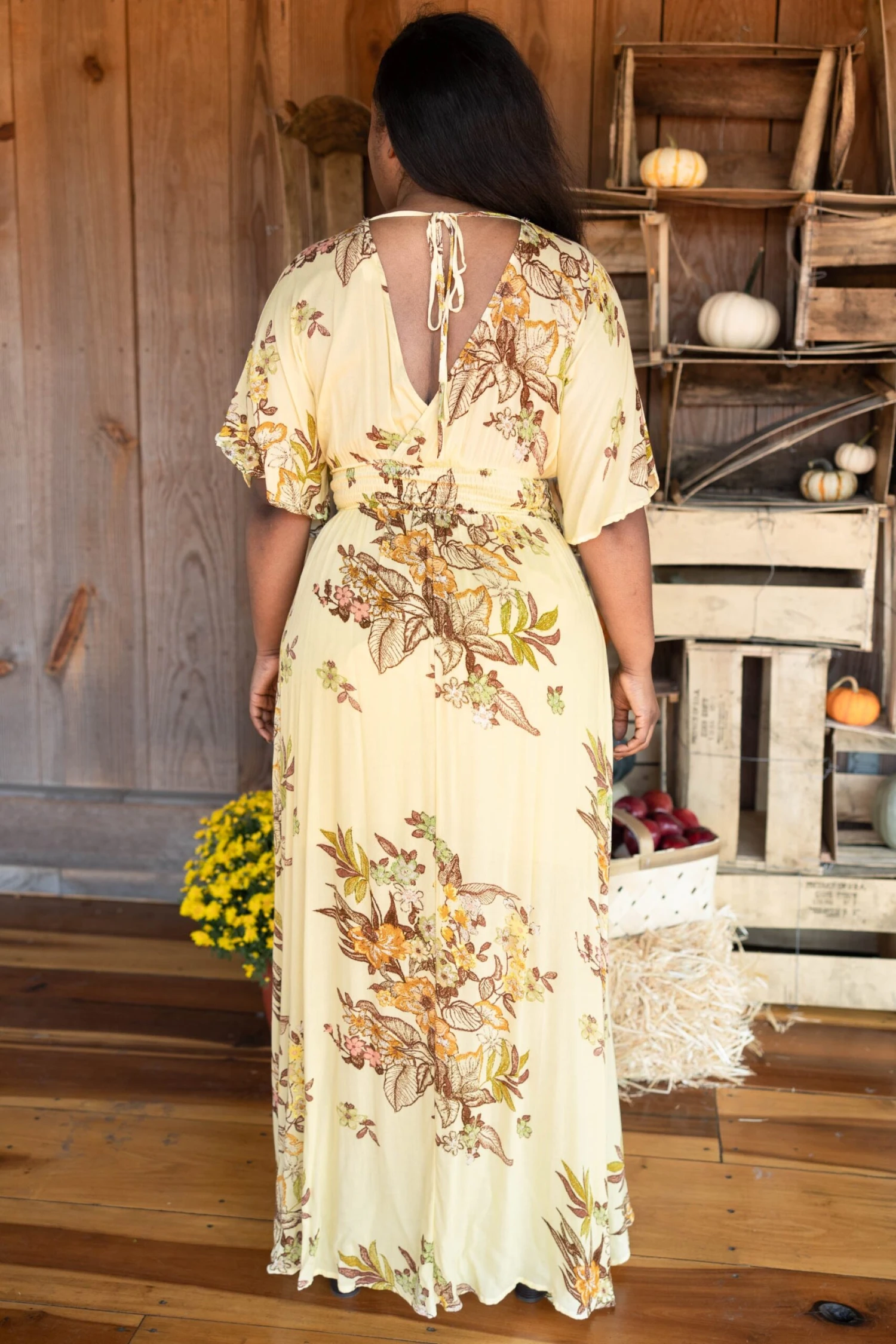 In A Dreamlike State Maxi Dress, Yellow 7 In A Dreamlike State Maxi Dress, Yellow - Image 5