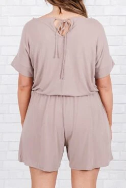 In A Hurry Romper, Ash Mocha 13 In A Hurry Romper, Ash Mocha -Chic Soul Store InAHurryRomper AshMocha