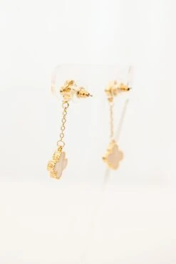 In The Met Earrings, White Gold -Chic Soul Store InTheMetEarrings WhiteGold 3 2