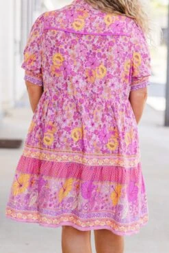 In Secret Dress, Pink Mauve 15 In Secret Dress, Pink Mauve -Chic Soul Store In Secret Dress Pink Mauve 1