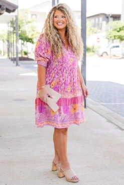 In Secret Dress, Pink Mauve 11 In Secret Dress, Pink Mauve -Chic Soul Store In Secret Dress Pink Mauve 17