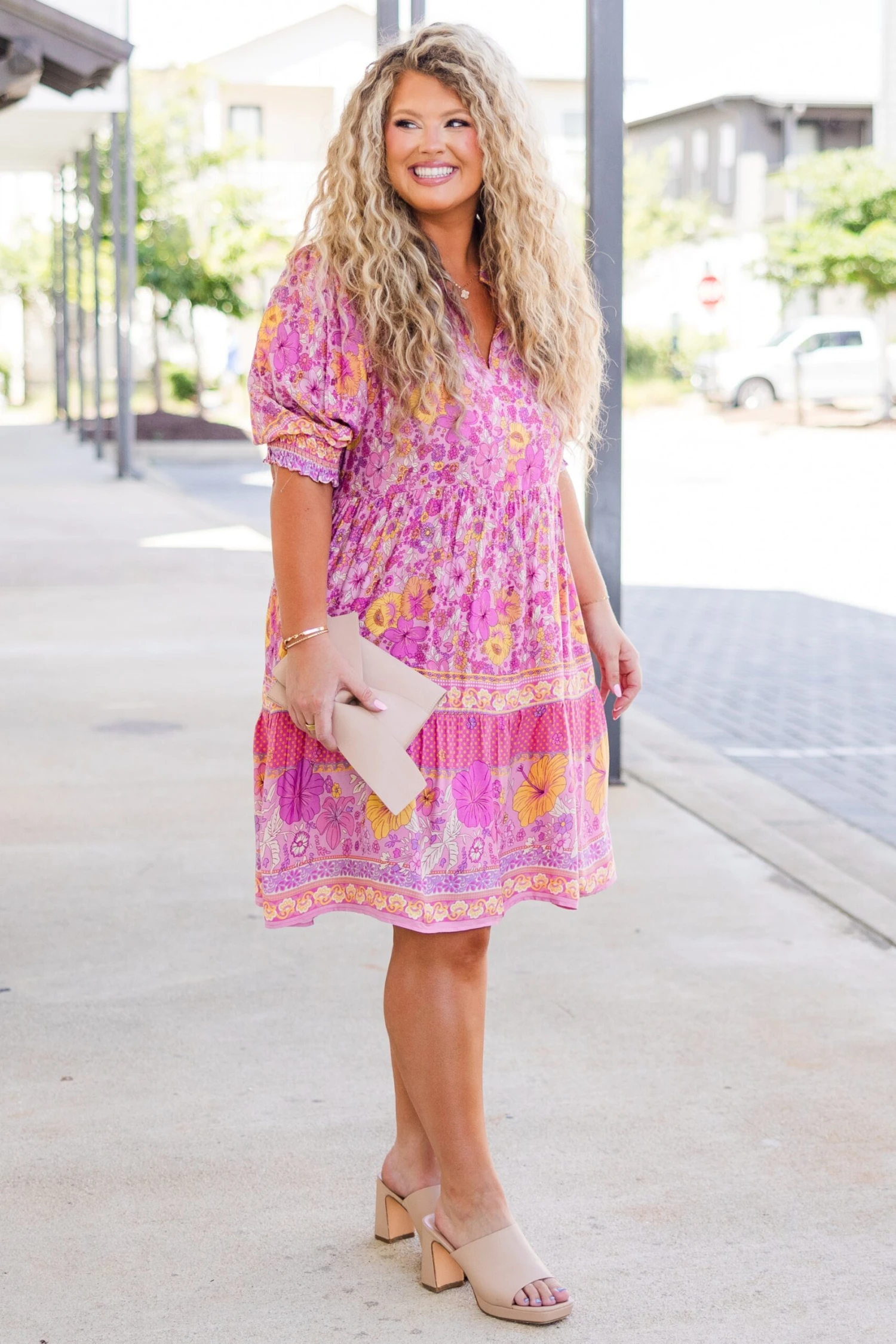 In Secret Dress, Pink Mauve 5 In Secret Dress, Pink Mauve - Image 3