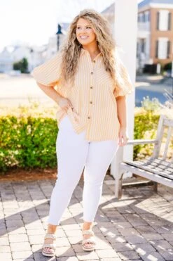 Insatiable Feeling Top, Yellow 10 Insatiable Feeling Top, Yellow -Chic Soul Store InsatiableFeelingTop Yellow 4