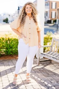 Insatiable Feeling Top, Yellow 11 Insatiable Feeling Top, Yellow -Chic Soul Store InsatiableFeelingTop Yellow 5