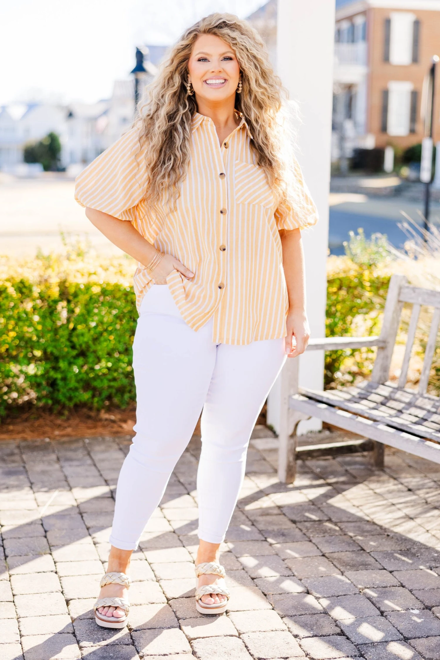 Insatiable Feeling Top, Yellow 6 Insatiable Feeling Top, Yellow - Image 4