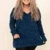 Inside Out Tunic, Teal 2 Inside Out Tunic, Teal -Chic Soul Store InsideOutTunic Teal 9717