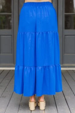 Inspired By Life Maxi Skirt, Royal Blue -Chic Soul Store InspiredByLifeMaxiSkirt RoyalBlue 2