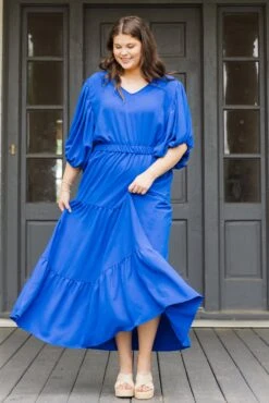 Inspired By Life Maxi Skirt, Royal Blue -Chic Soul Store InspiredByLifeMaxiSkirt RoyalBlue 6
