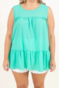 Inviting Grace Top, Mint -Chic Soul Store InvitingGraceTop Mint 6251