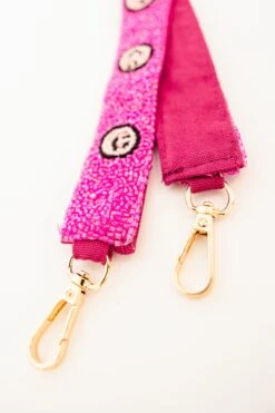 It's All Smiles Beaded Strap, Pink 10 It's All Smiles Beaded Strap, Pink -Chic Soul Store It sAllSmilesBeadedStrap Pink 1