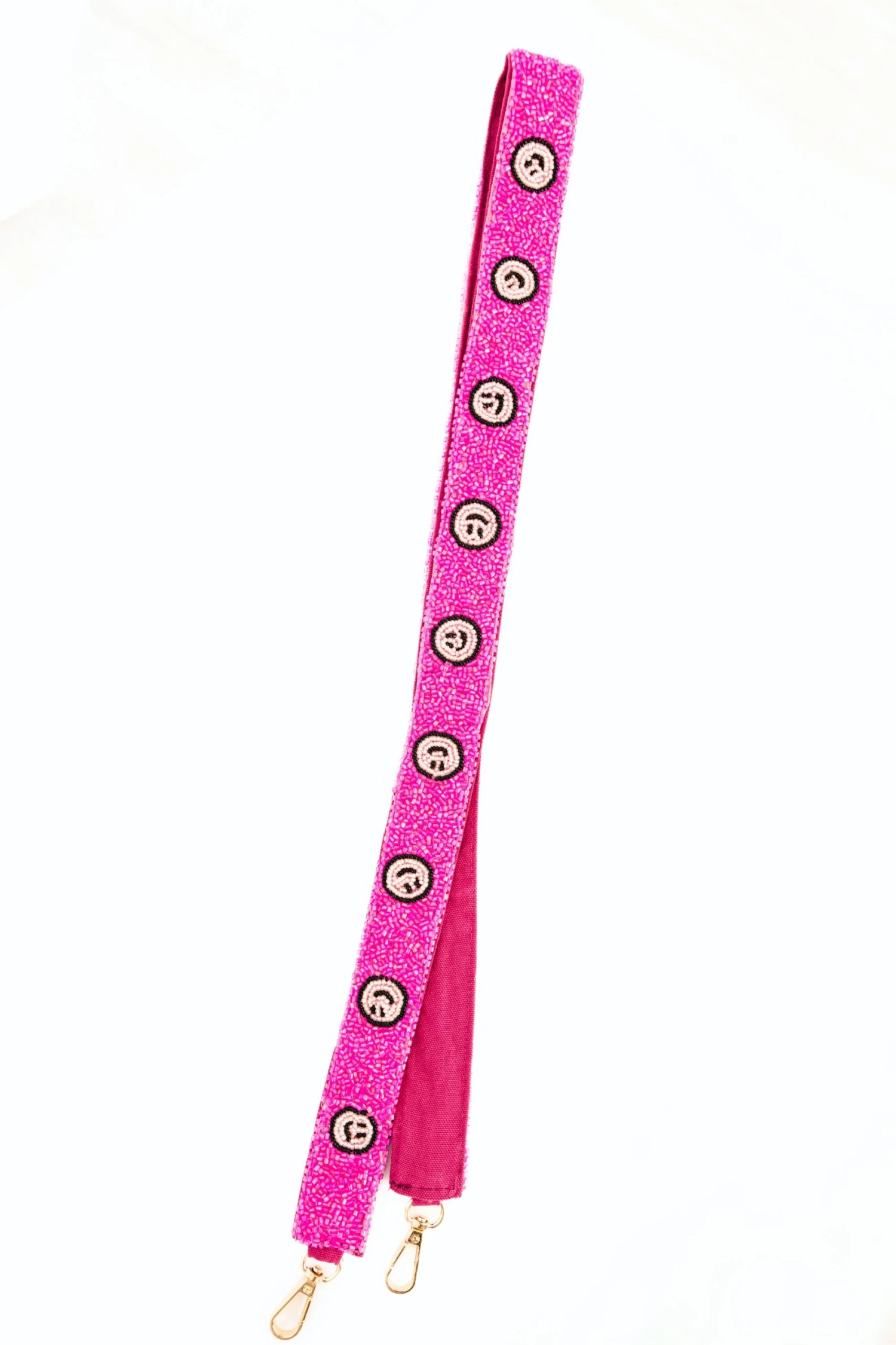 It's All Smiles Beaded Strap, Pink 4 It's All Smiles Beaded Strap, Pink - Image 2