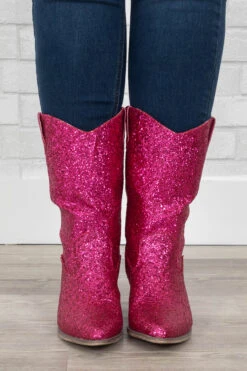 Jolene's Jazzy Boots, Fuchsia -Chic Soul Store Jolene sJazzyBoots Fuchsia 9538