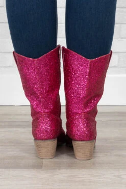 Jolene's Jazzy Boots, Fuchsia -Chic Soul Store Jolene sJazzyBoots Fuchsia 9540