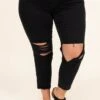 Joyful Dreams Jeans, Black 1 Joyful Dreams Jeans, Black -Chic Soul Store JoyfulDreamsJeans Black 2