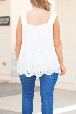 Joyful Mornings Tank, Off White -Chic Soul Store JoyfulMorningsTank OffWhite