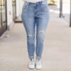 Judy Blue: Setting Trends Skinny Jeans, Medium Wash -Chic Soul Store JudyBlue SettingTrendsSkinnyJeans MediumWash 7