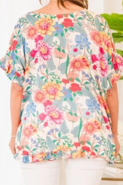 Just One More Day Top, Cream Mix 15 Just One More Day Top, Cream Mix -Chic Soul Store JustOneMoreDayTop CreamMix 2