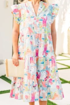 Just Saying Hey Dress, Multi 13 Just Saying Hey Dress, Multi -Chic Soul Store JustSayingHeyDress Multi 3