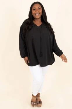 Just Stepping Out Top, Black 10 Just Stepping Out Top, Black -Chic Soul Store JustSteppingOutTop Black 2