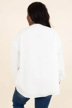 Just Stepping Out Top, White -Chic Soul Store JustSteppingOutTop White 3