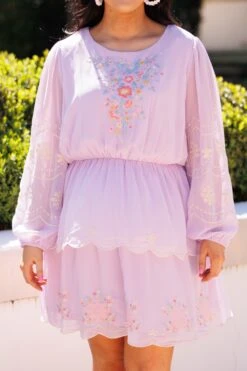 Just Swell Dress, Lilac -Chic Soul Store JustSwellDress Lilac 2